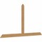 Ekena Millwork Portland Timber Gable Bracket, Western Red Cedar, 108"W x 58"H x 1 1/2"D x 5 1/2"F, 13/12 Pitch GBW108X58X0206POR00SWR - alternate 2